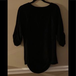 Avenue black sweater/shirt shirt sleeve